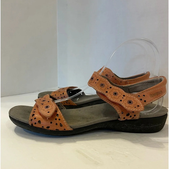 Romika Tahiti Brown Leather Sandals Size 9 - Picture 3 of 9